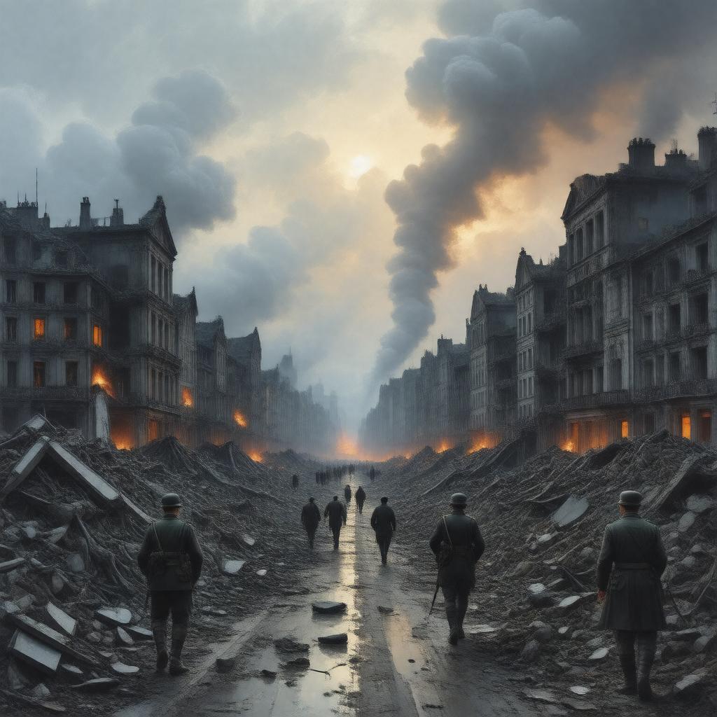 AI-created image of Second World War