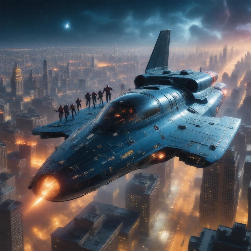 AI-created image of Secret Avengers