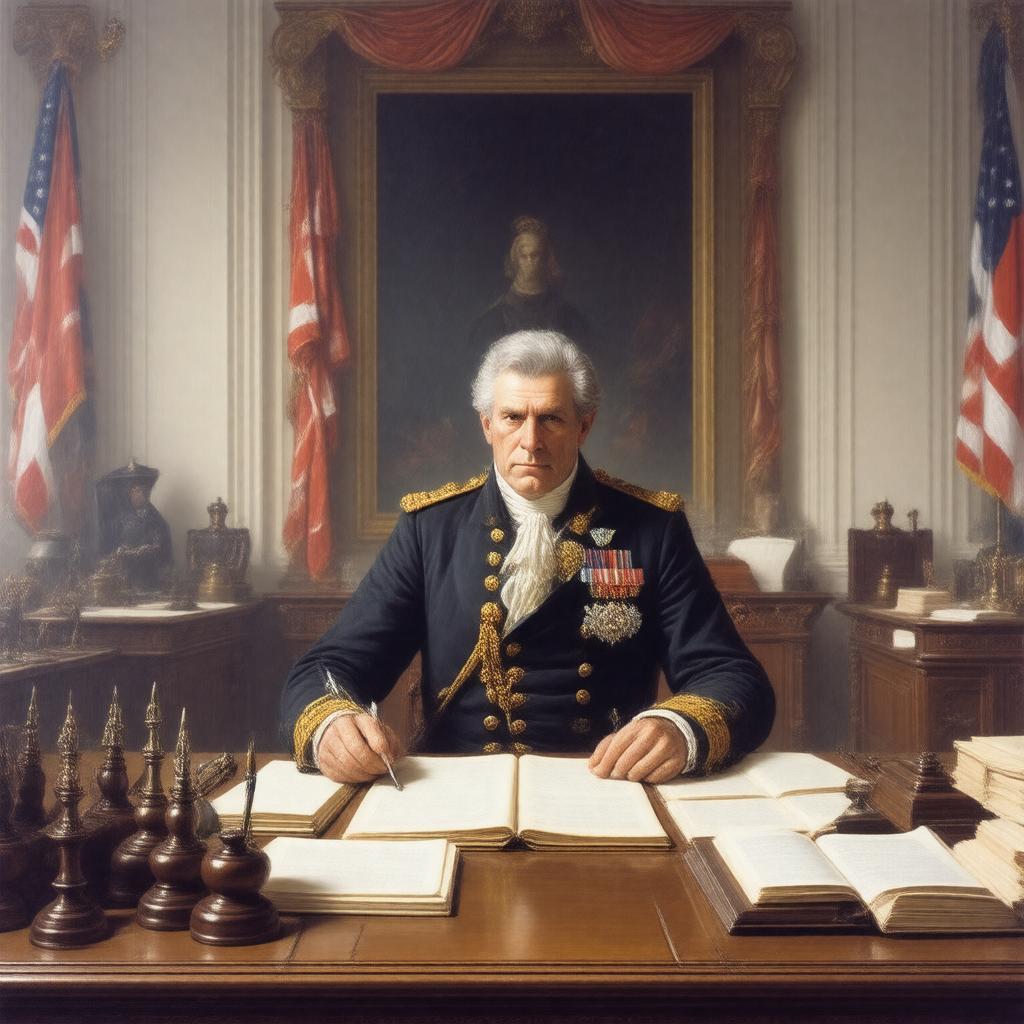 Click to view larger image AI-created image of Secretary at War