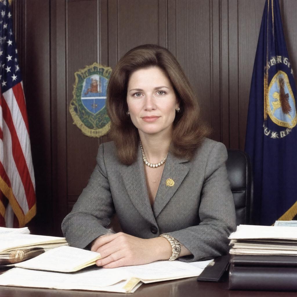 Click to view larger image AI-created image of Secretary of the State of Connecticut, 1999