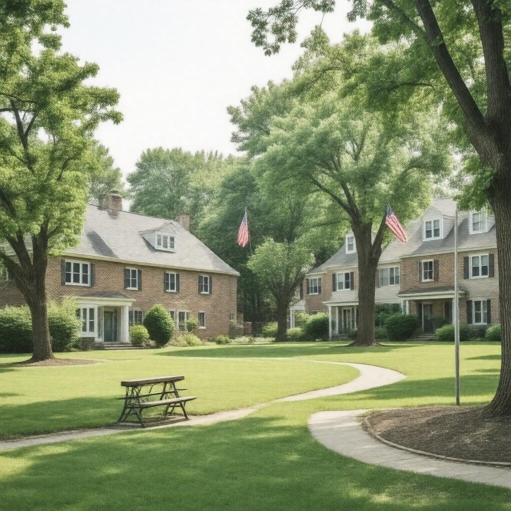 AI-created image of Section 8 housing