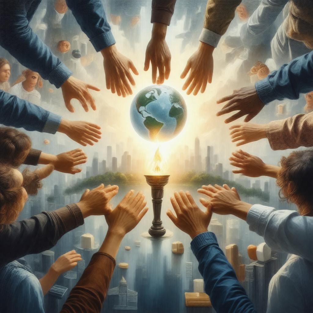AI-created image of Secular Humanism