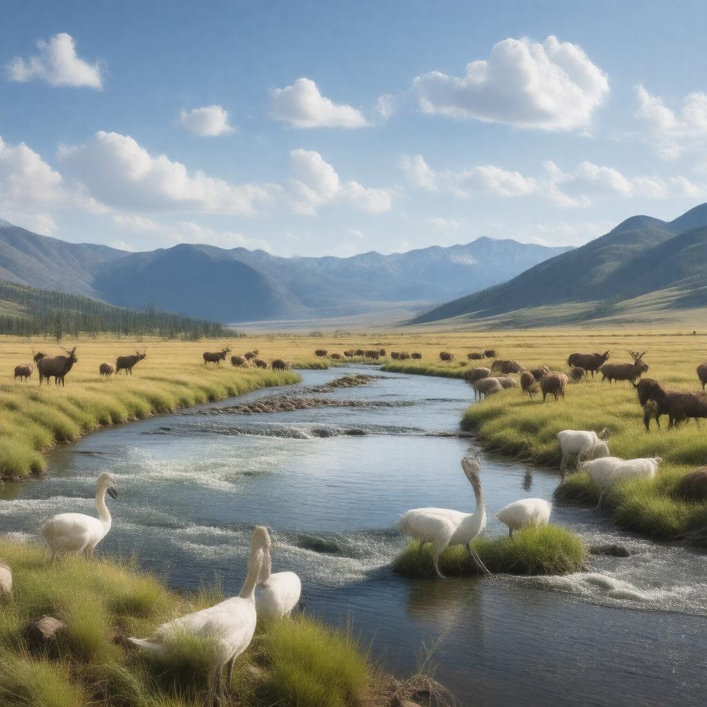 AI-created image of Seedskadee National Wildlife Refuge