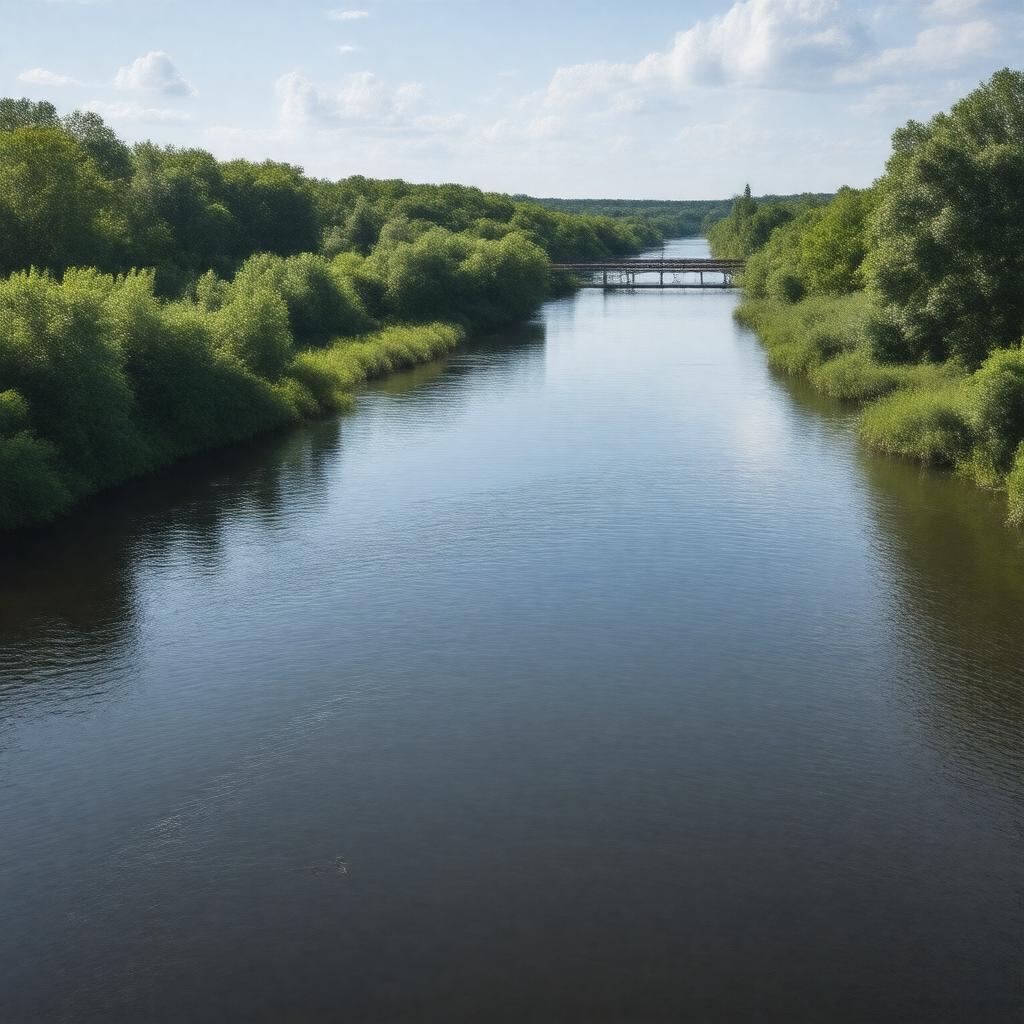 AI-created image of Seekonk River