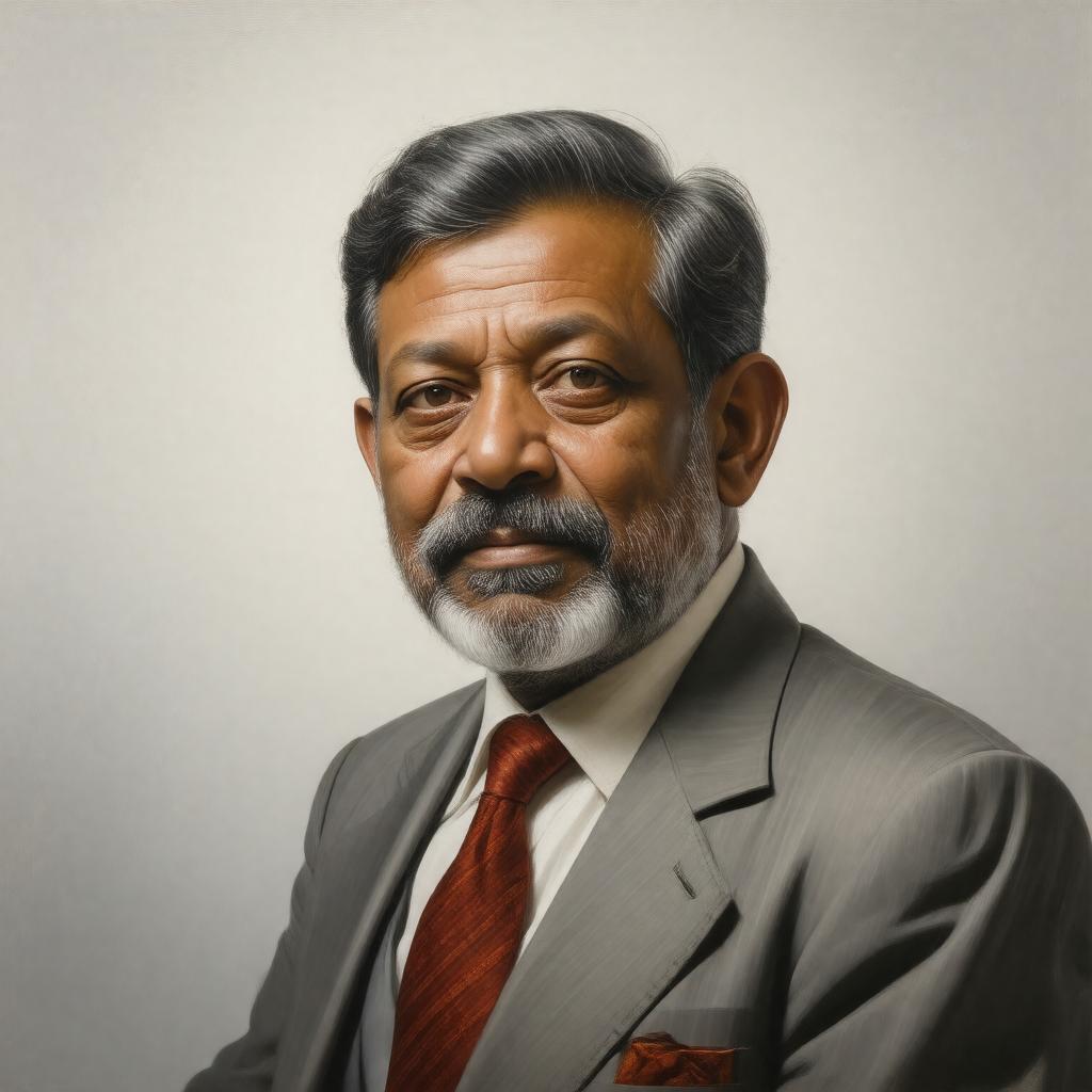 AI-created image of Seepersad Naipaul