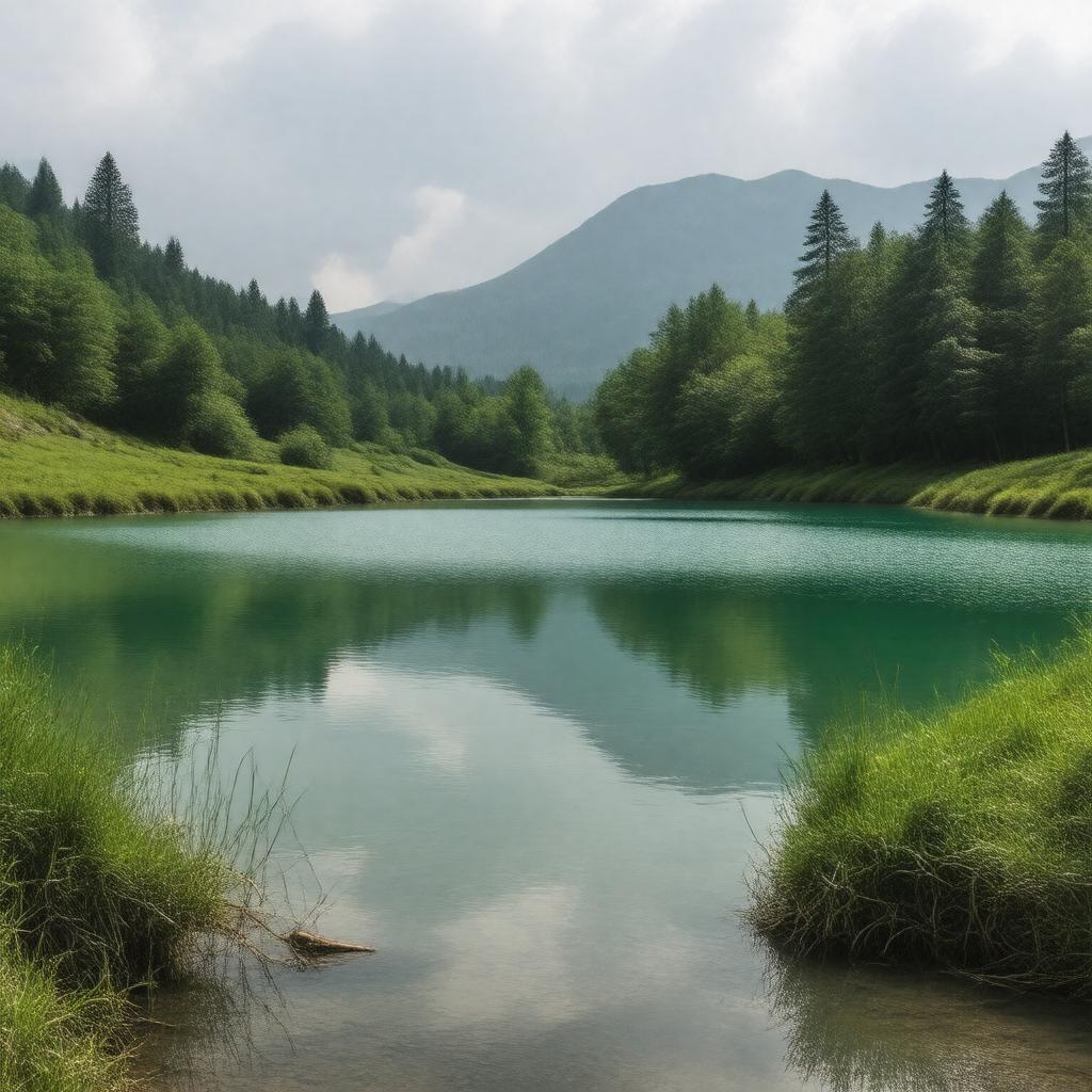 AI-created image of Sefidrud Lake