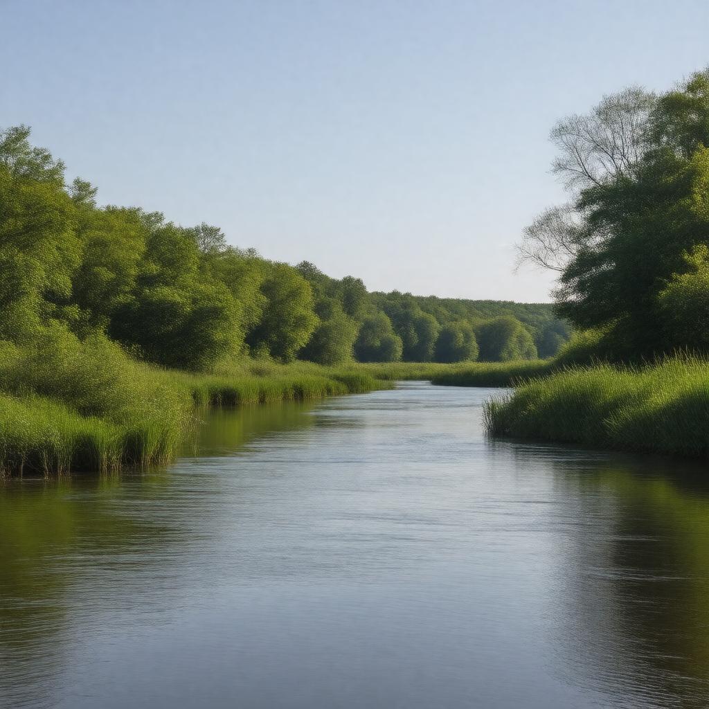 AI-created image of Segreganset River