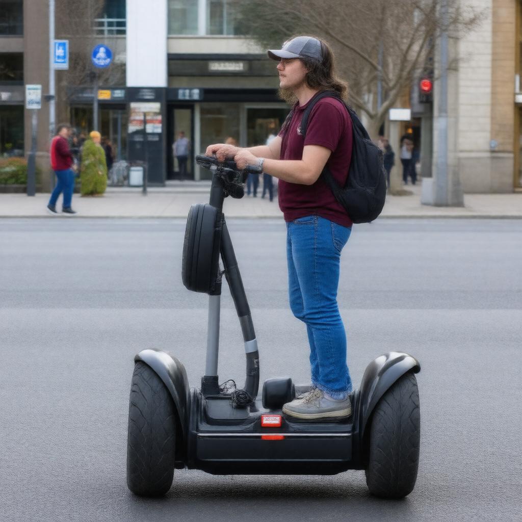 Click to view larger image AI-created image of Segway