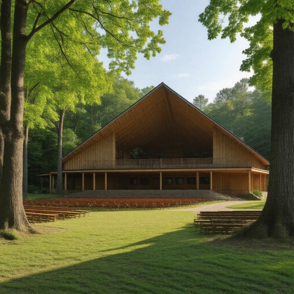 AI-created image of Seiji Ozawa Hall