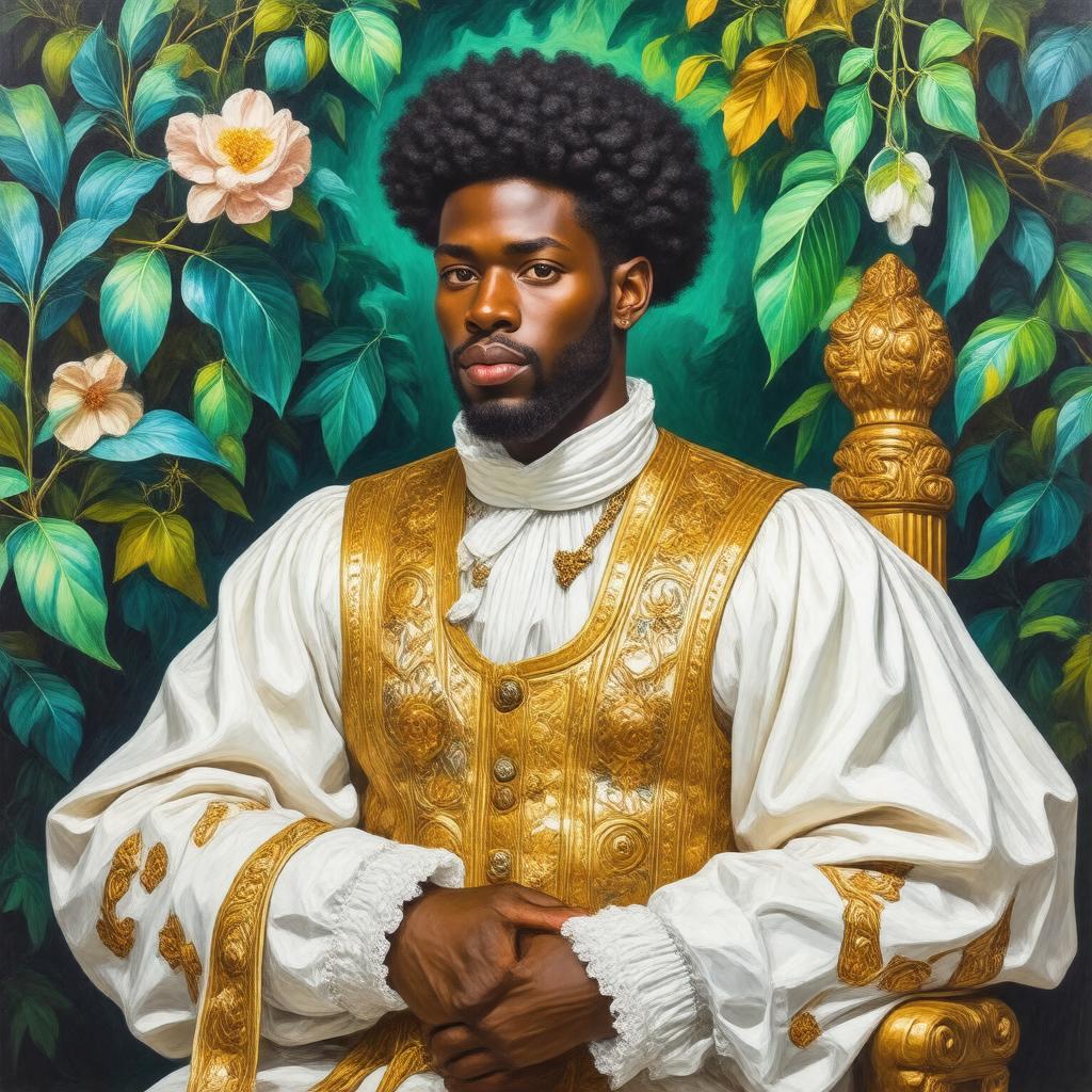 AI-created image of Self Portrait as... series