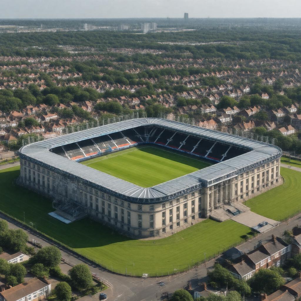 AI-created image of Selhurst Park