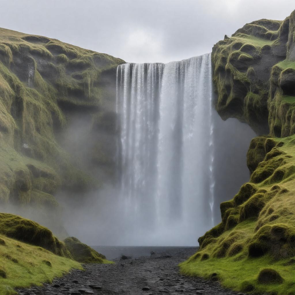 Click to view larger image AI-created image of Seljalandsfoss
