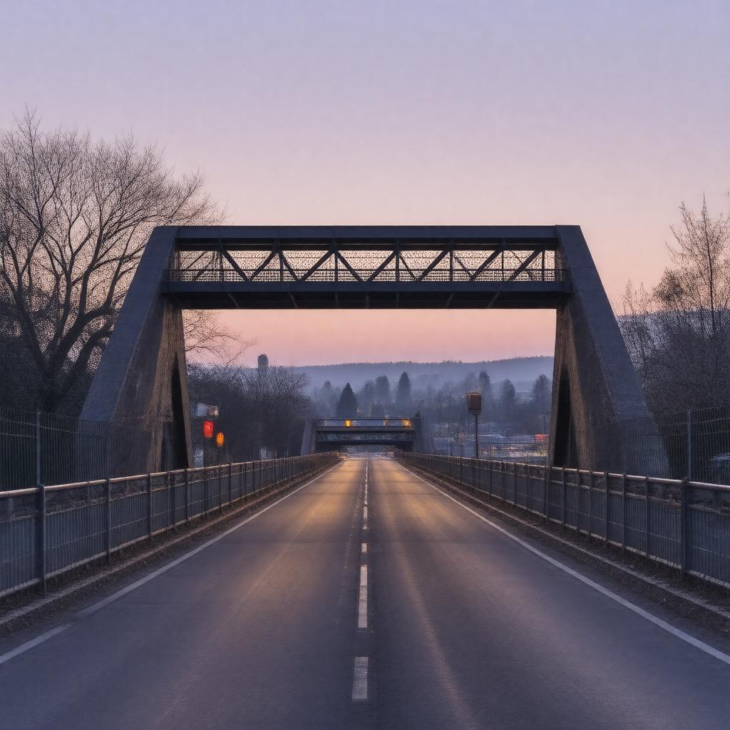 AI-created image of Sellwood Bridge