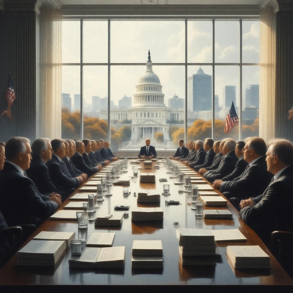 AI-created image of Senate Banking, Housing, and Urban Affairs Committee