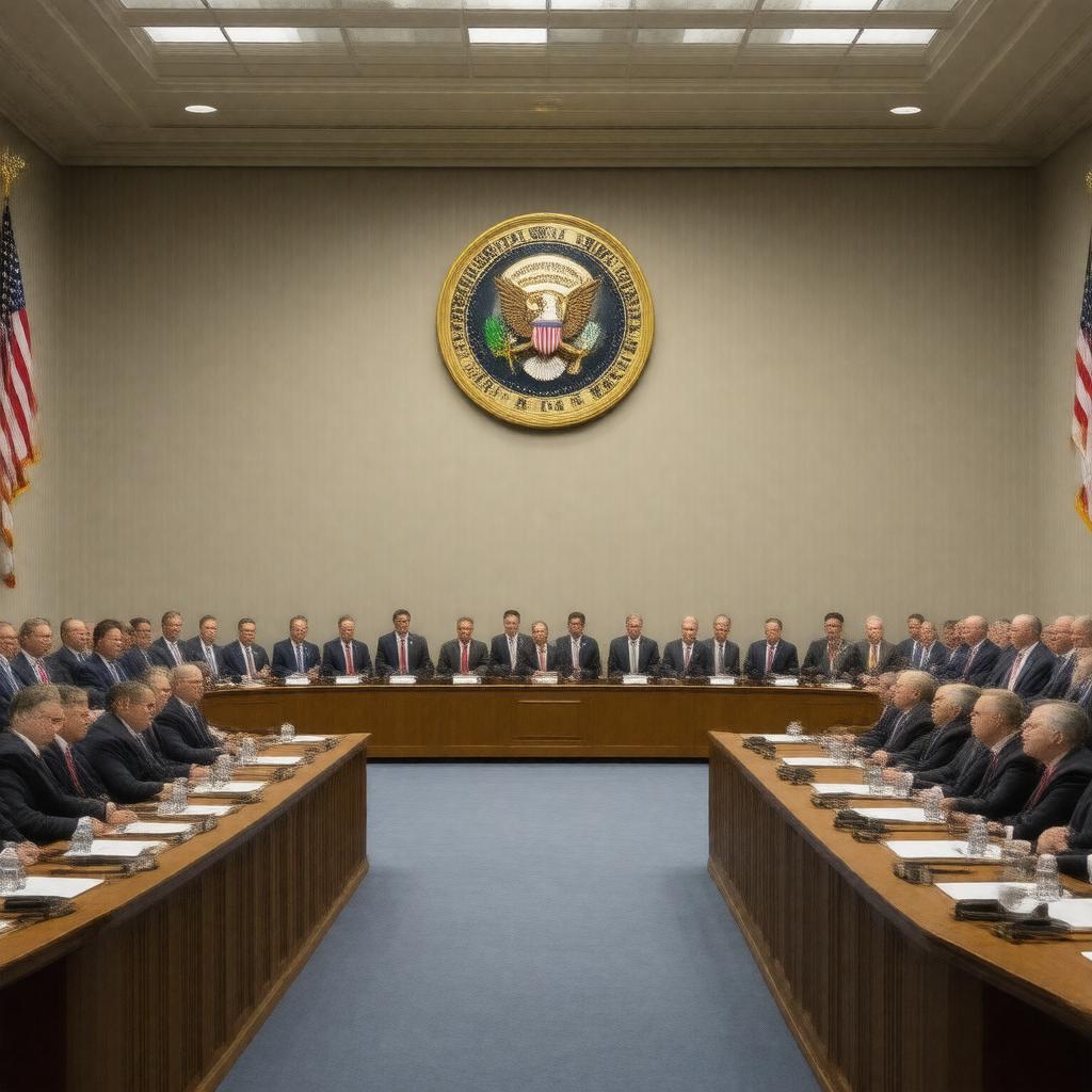 AI-created image of Senate Commerce, Science, and Transportation Committee