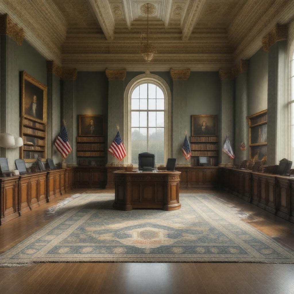 Click to view larger image AI-created image of Senate Curator