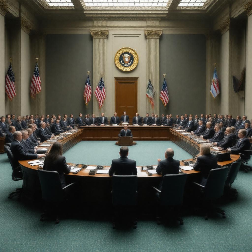 AI-created image of Senate Finance Committee