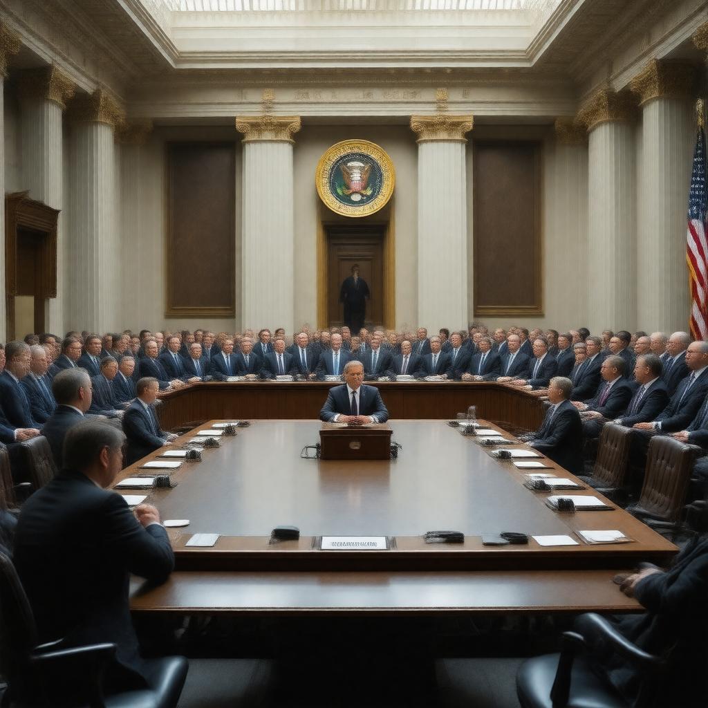 AI-created image of Senate Intelligence Committee