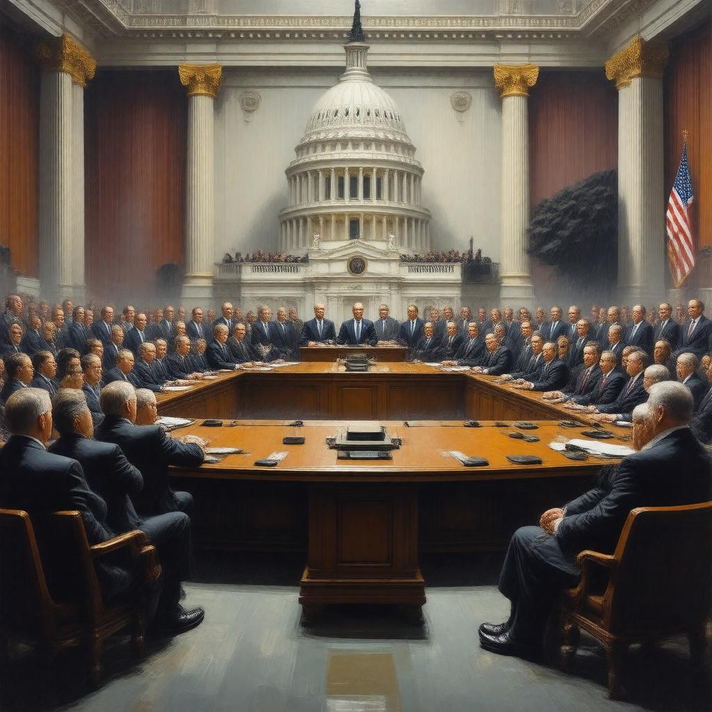 AI-created image of Senate Joint Economic Committee