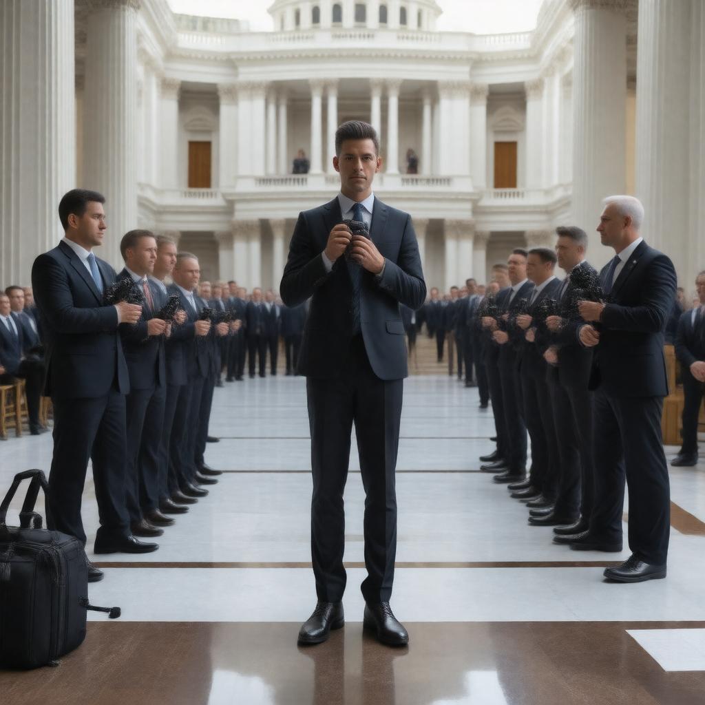 Click to view larger image AI-created image of Senate Official Photographer