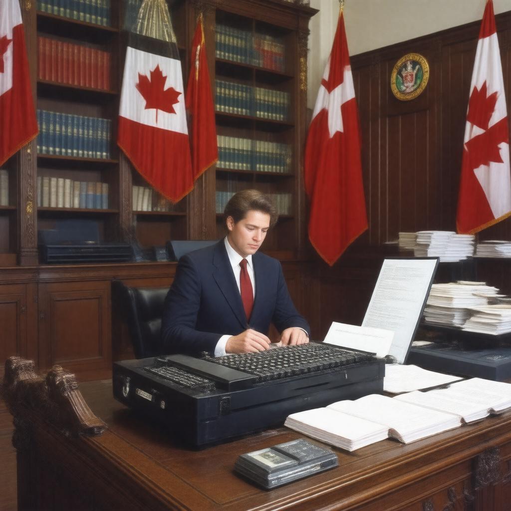 AI-created image of Senate Official Reporter of Debates
