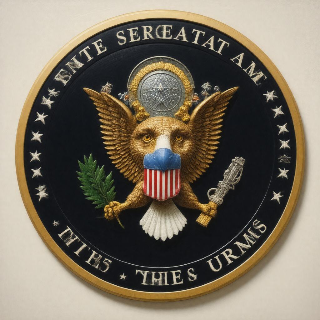 AI-created image of Senate Sergeant at Arms