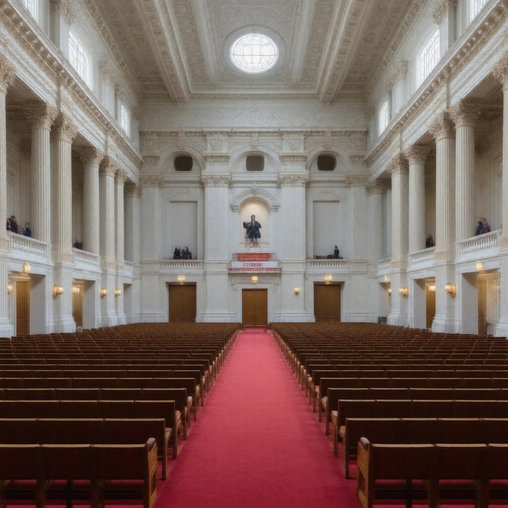 AI-created image of Senate Visitors Gallery