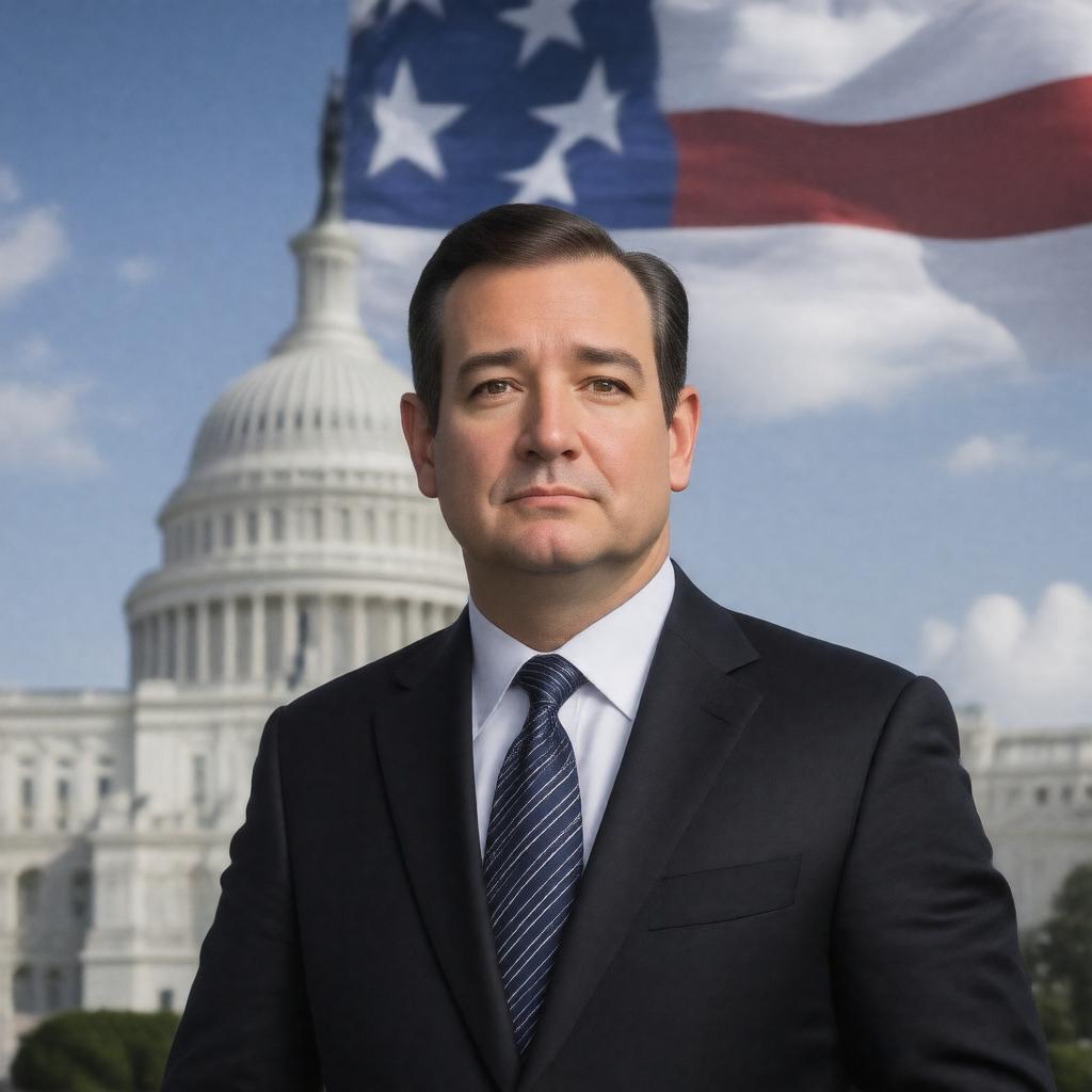 AI-created image of Senator Ted Cruz