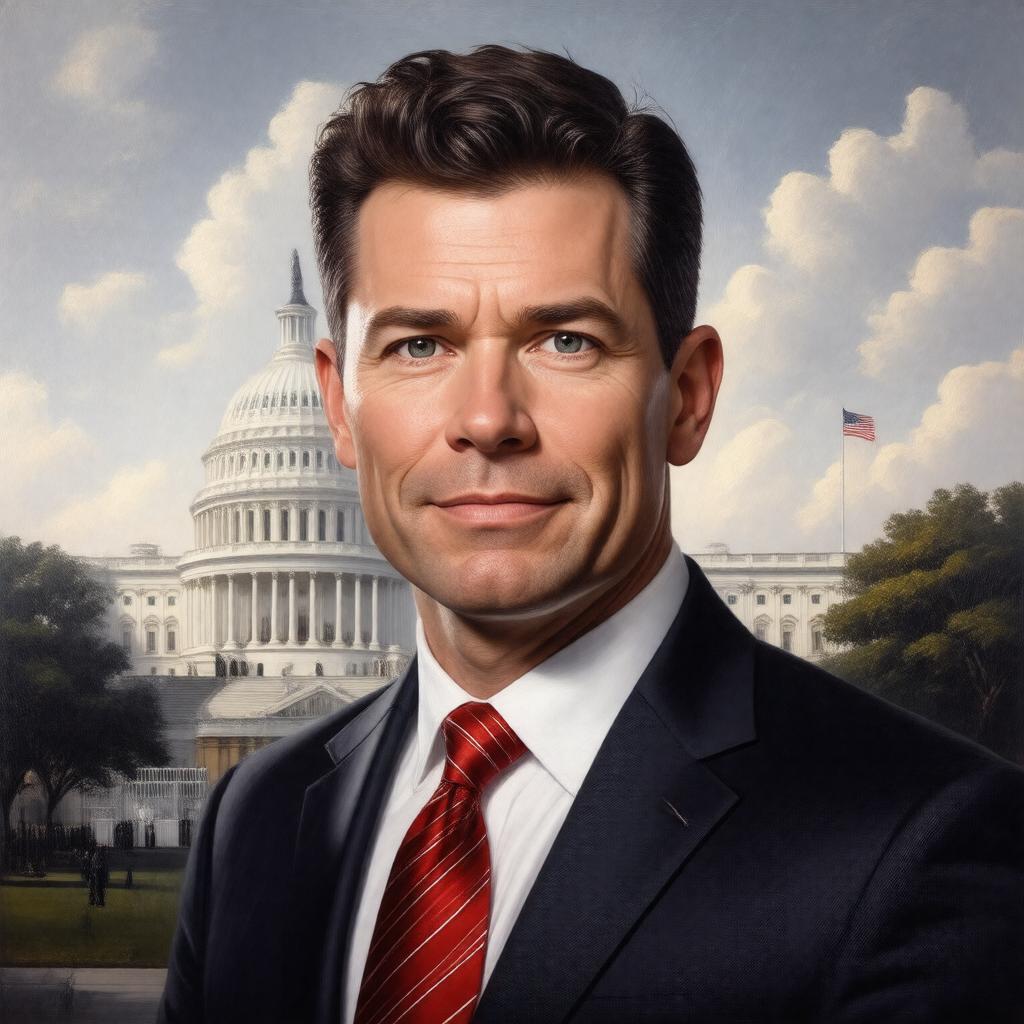 AI-created image of Senator Todd Young