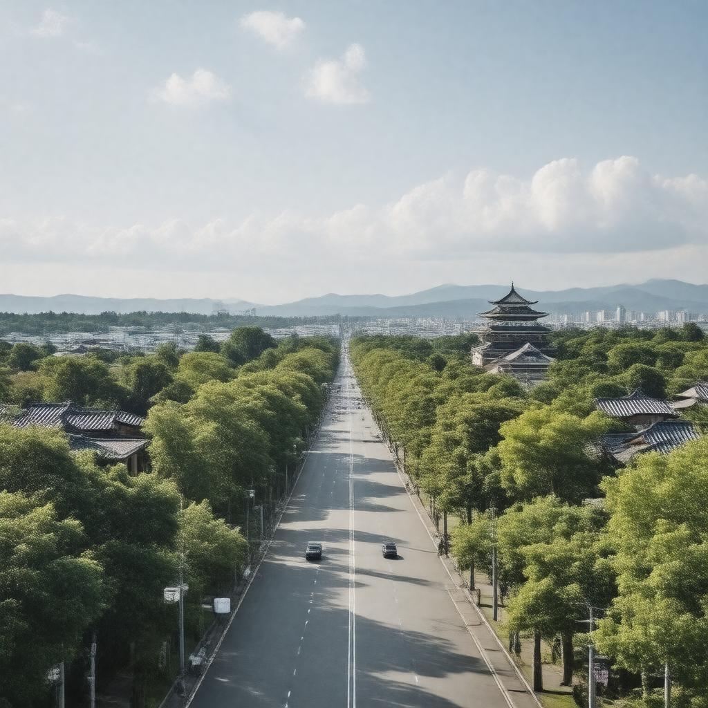 AI-created image of Sendai, Japan