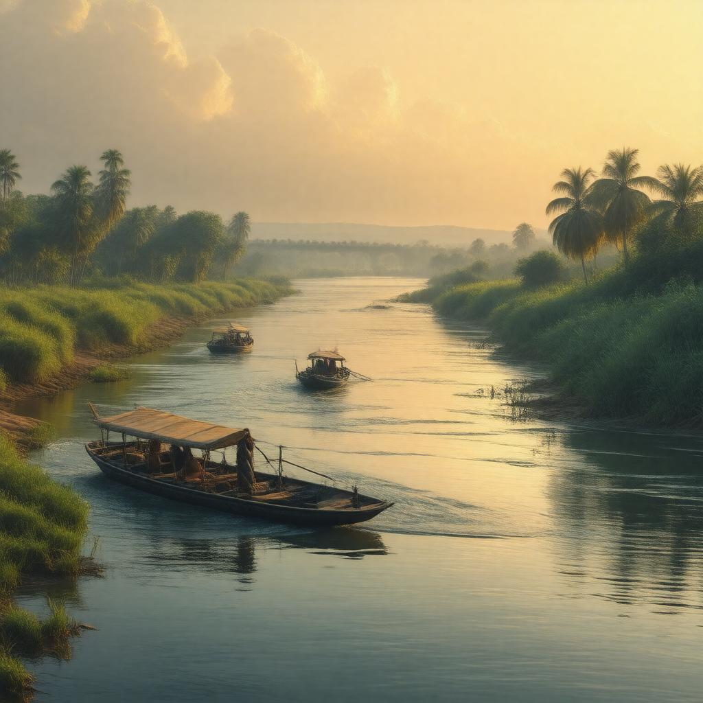 AI-created image of Senegal River