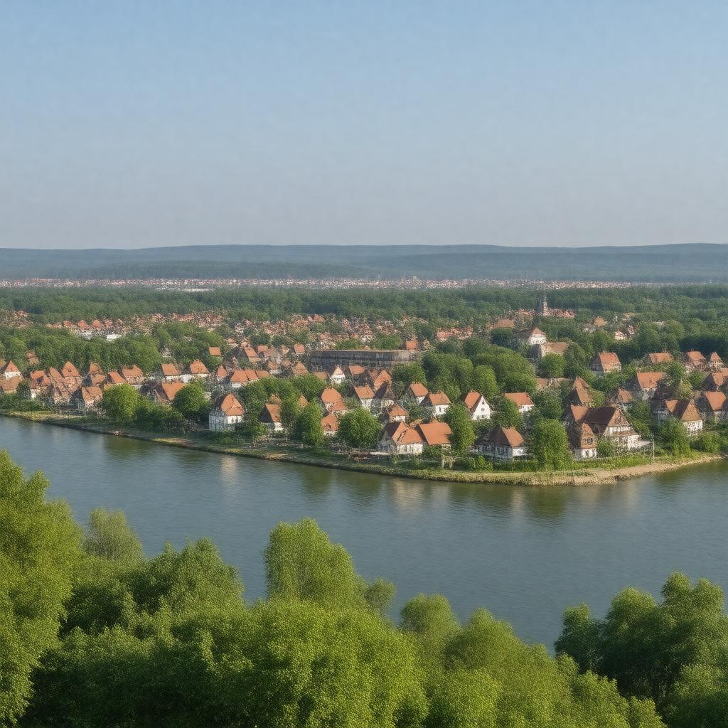 AI-created image of Senftenberg