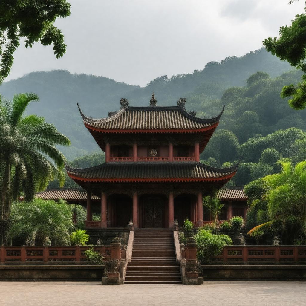 AI-created image of Seng Guan Temple