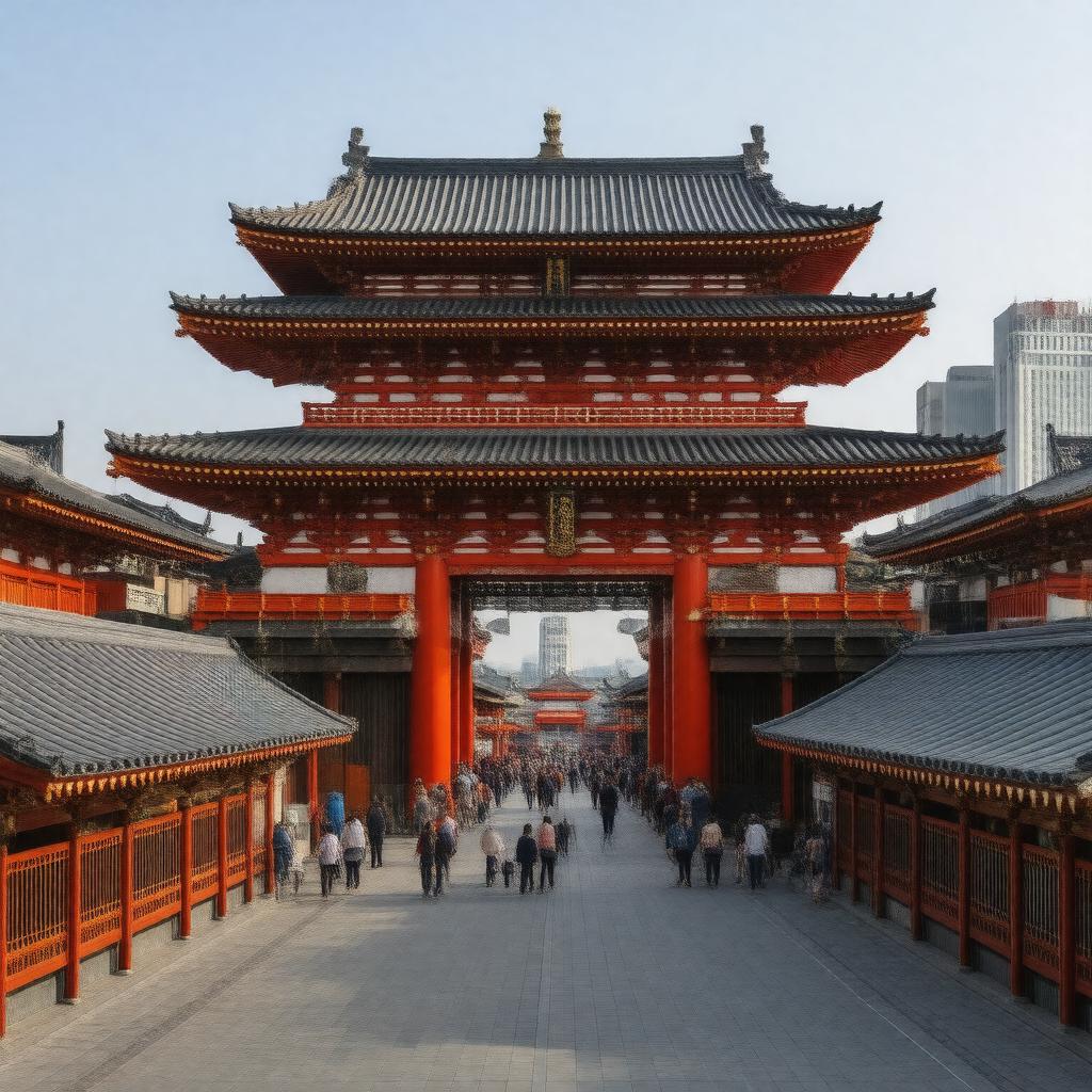 Click to view larger image AI-created image of Senso-ji