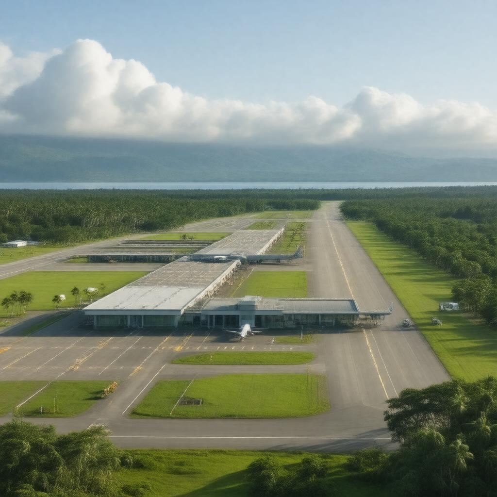 AI-created image of Sentani International Airport