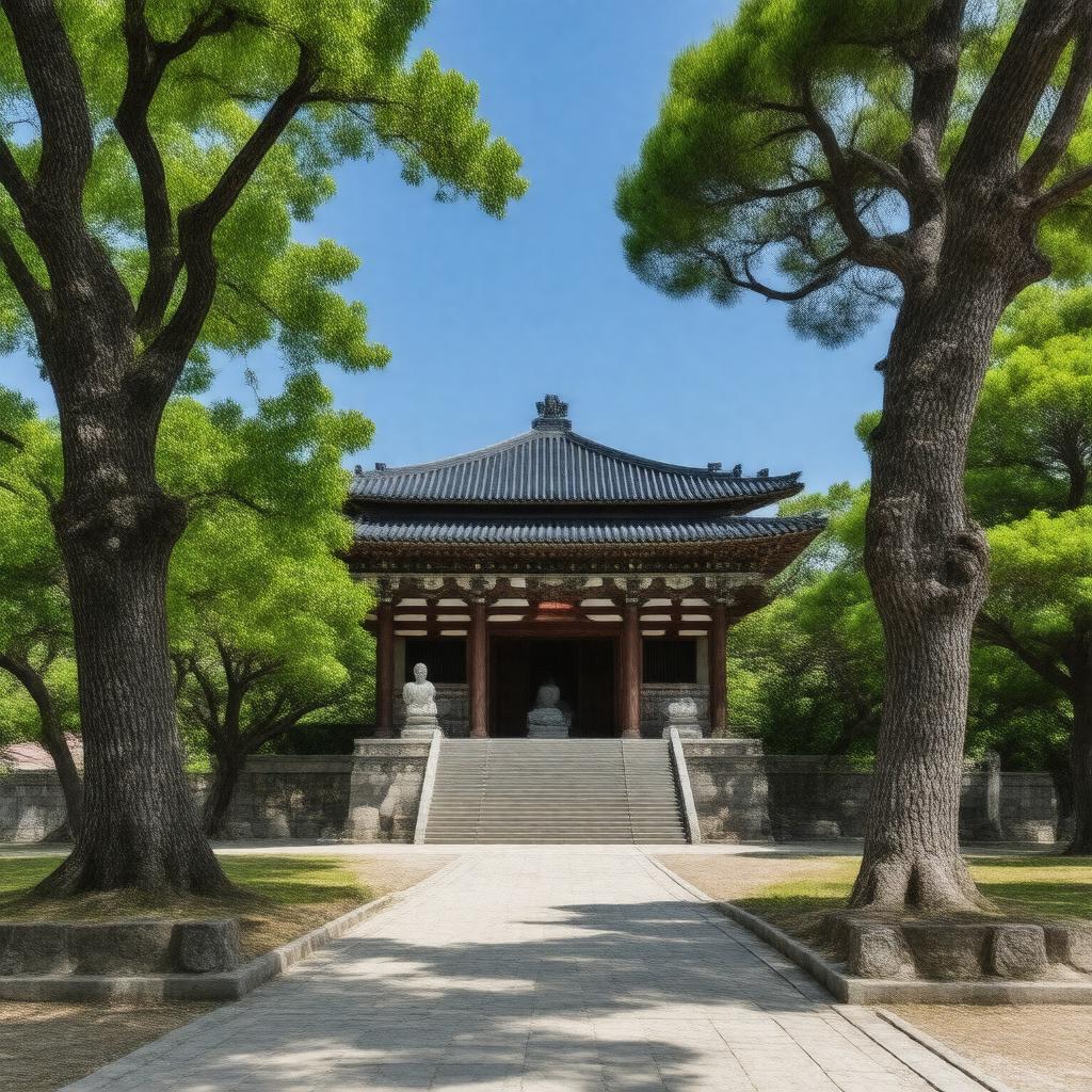 AI-created image of Seoknamsa Temple