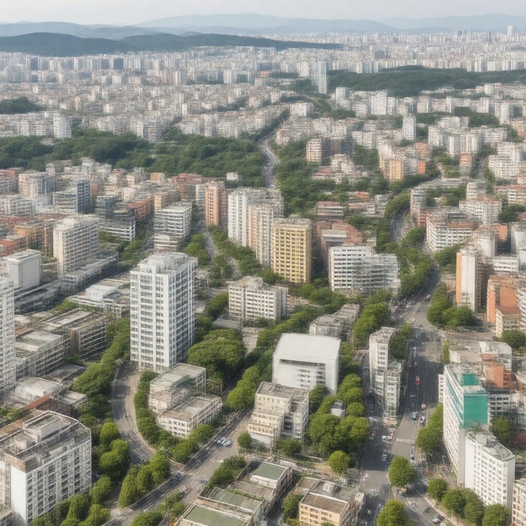 AI-created image of Seongnam, South Korea