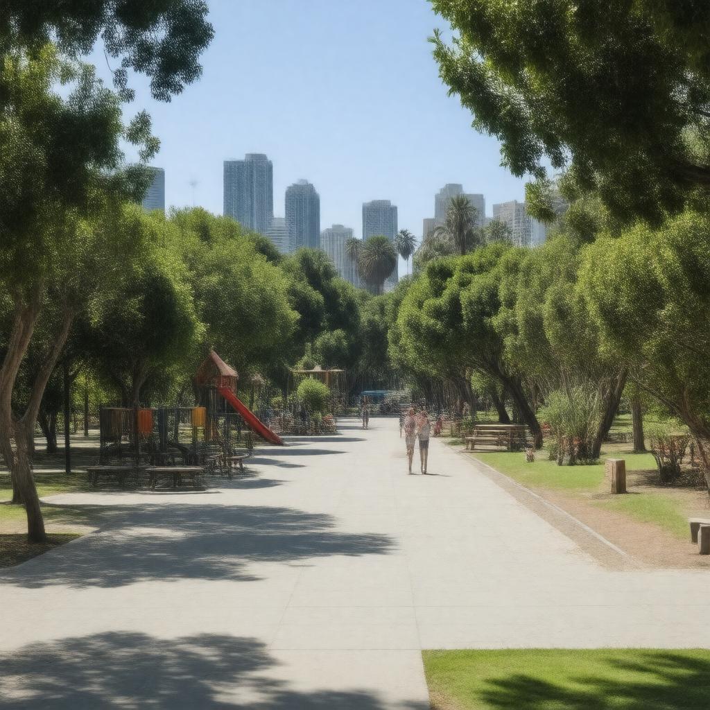 AI-created image of Seoul International Park