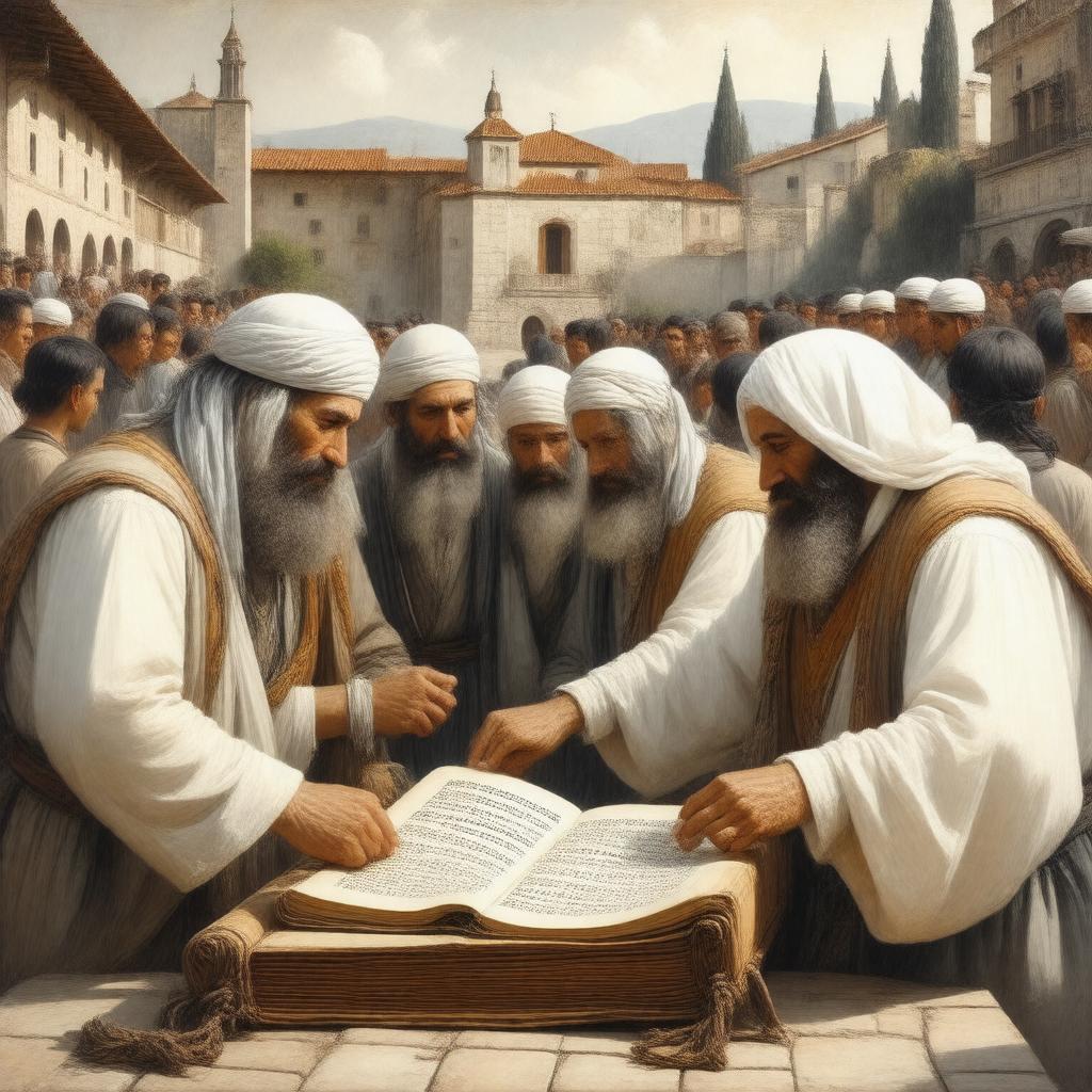 Click to view larger image AI-created image of Sephardi Hebrew