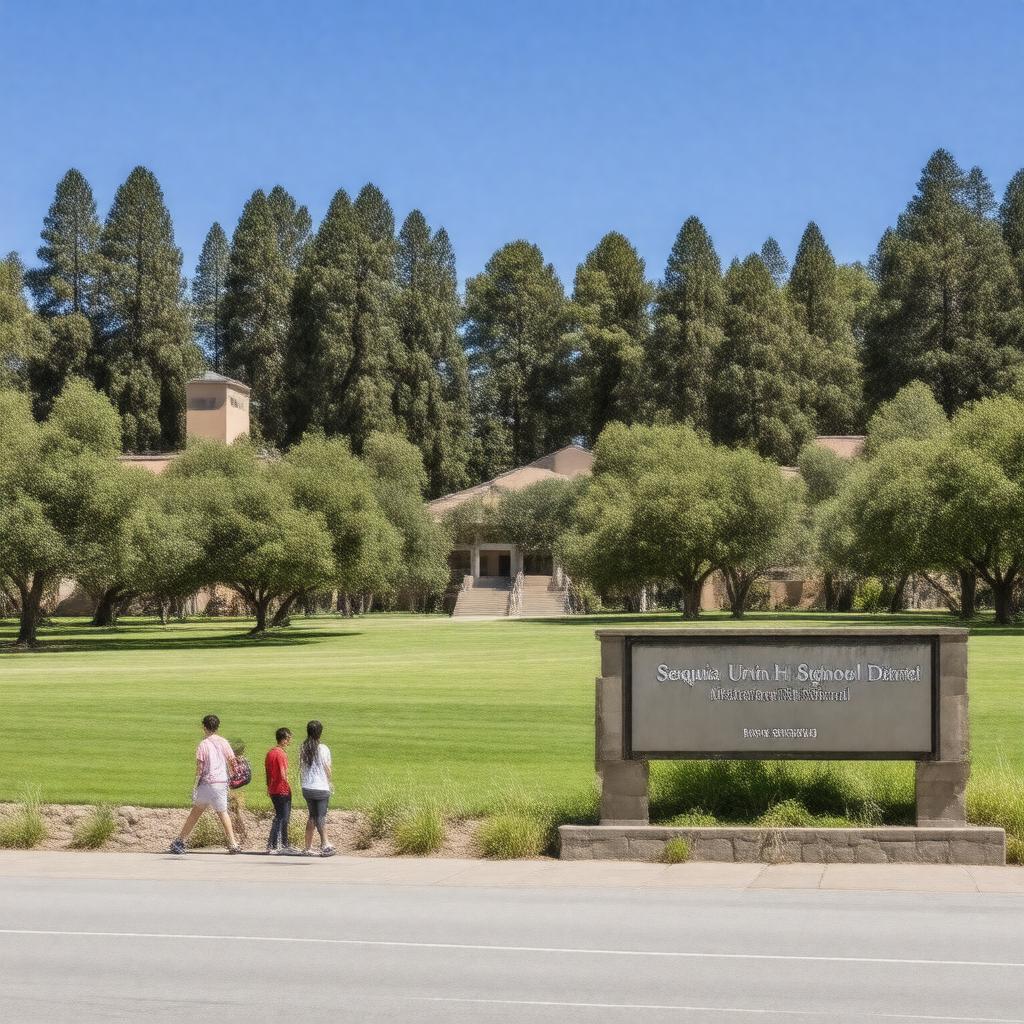 AI-created image of Sequoia Union High School District
