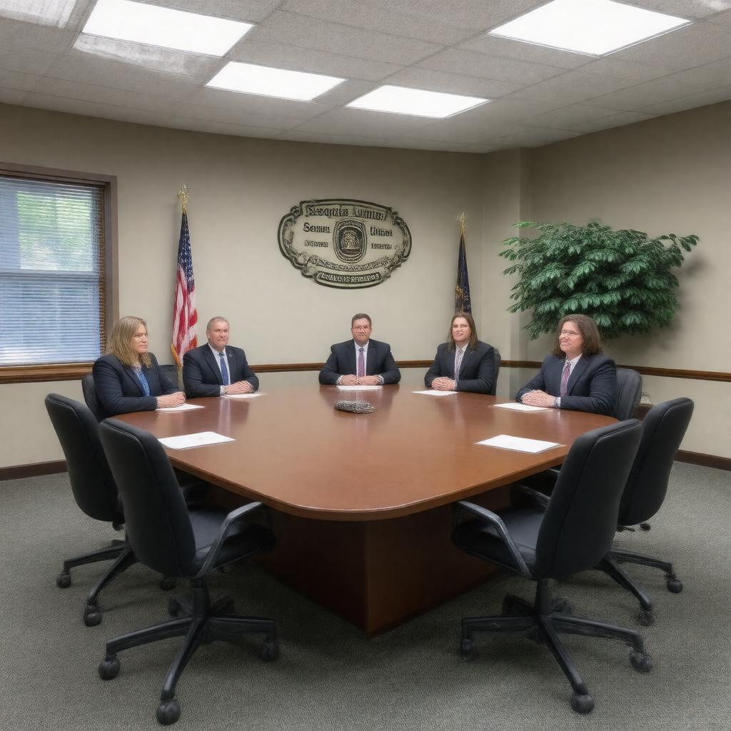 Click to view larger image AI-created image of Sequoia Union High School District Board of Trustees
