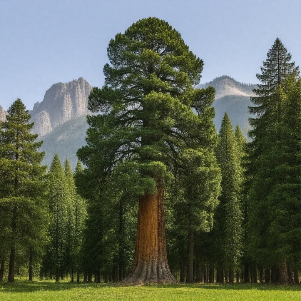 Click to view larger image AI-created image of Sequoia and Kings Canyon National Parks