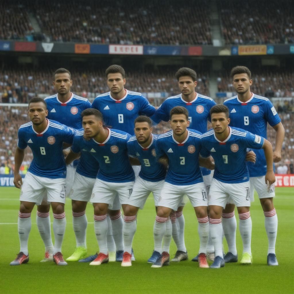 AI-created image of Serbia and Montenegro national football team