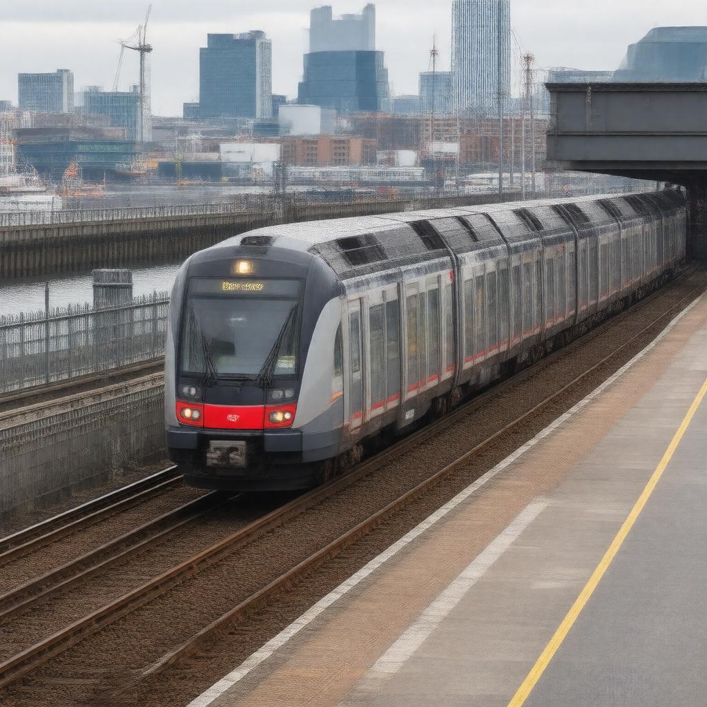 AI-created image of Serco Docklands