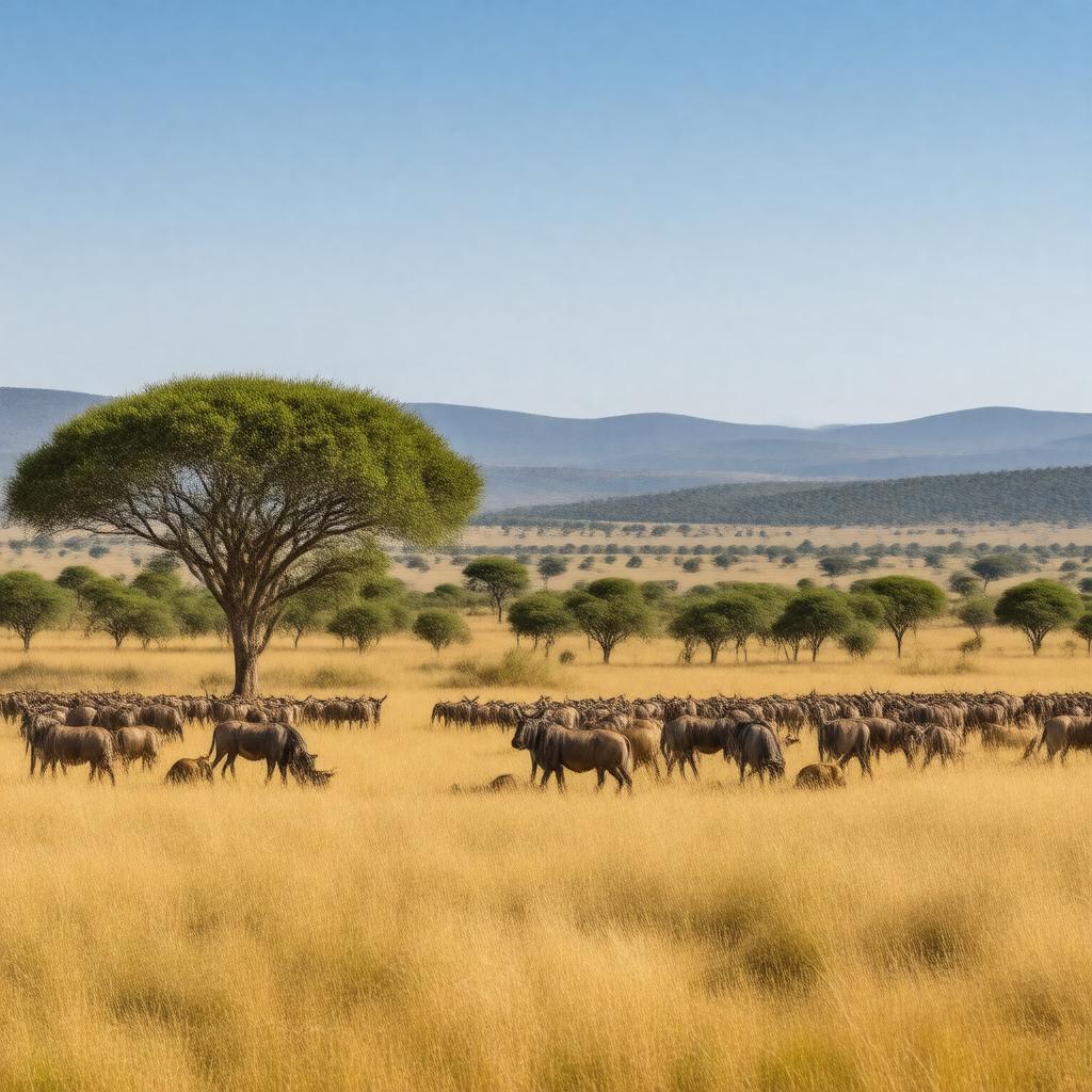 AI-created image of Serengeti