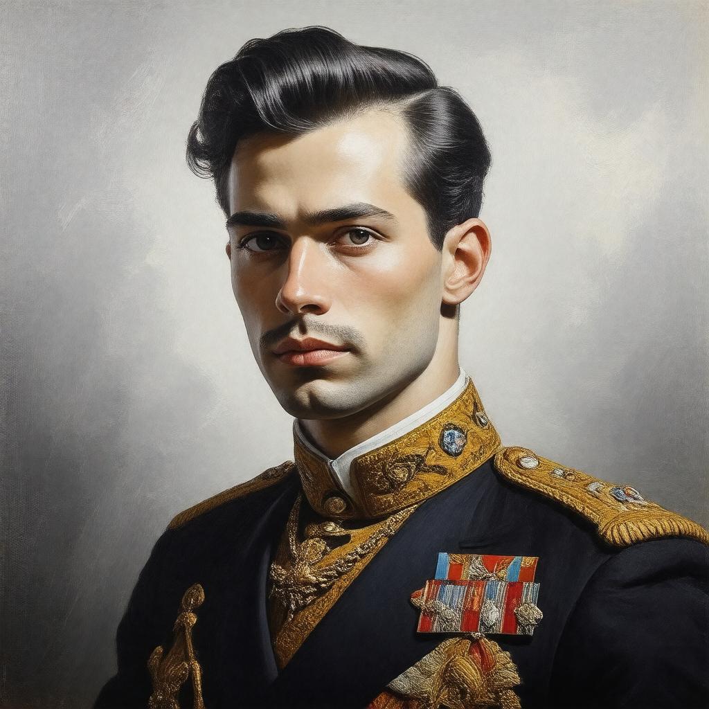 AI-created image of Serge of Yugoslavia