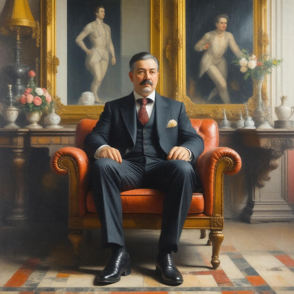 AI-created image of Sergei Diaghilev