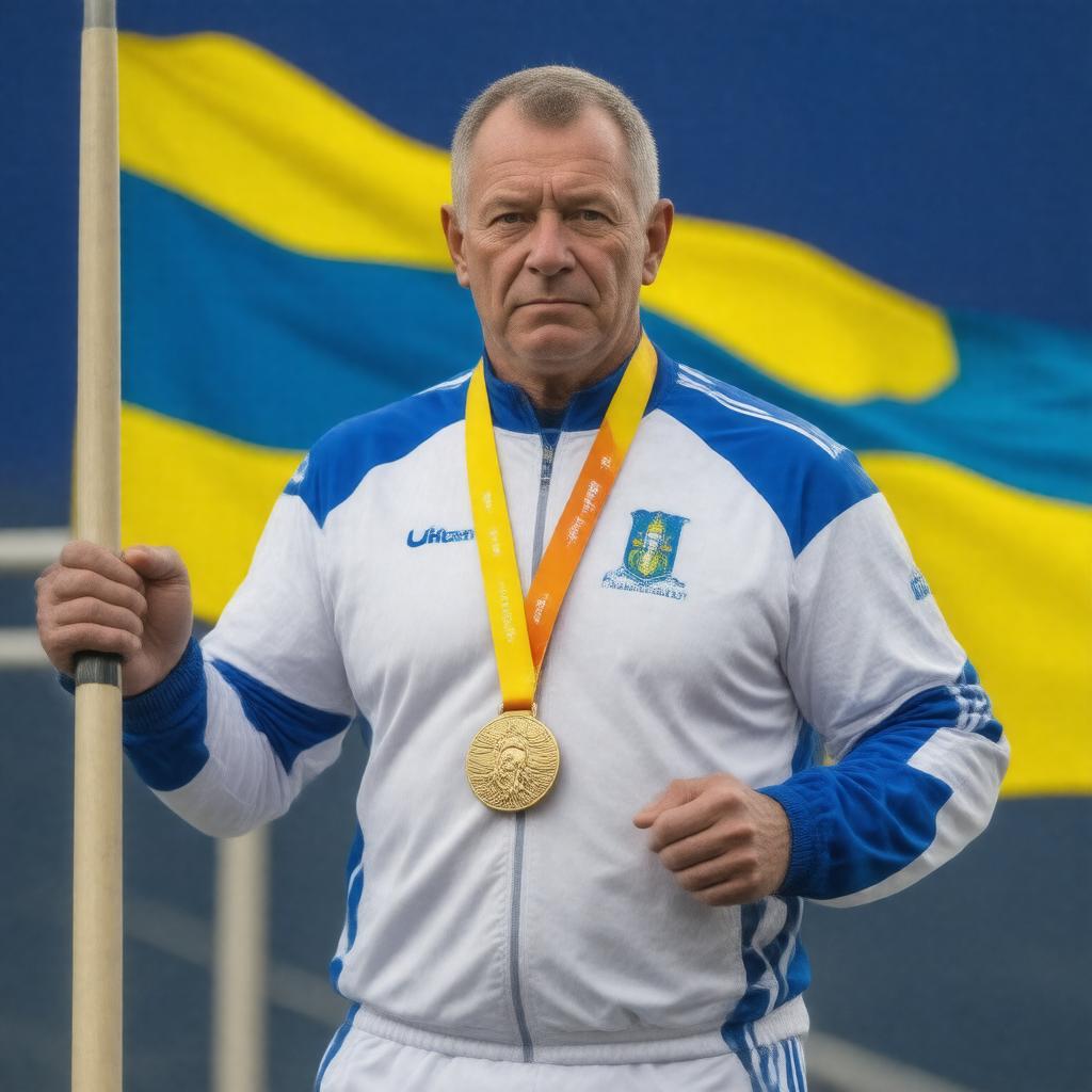 AI-created image of Sergey Bubka