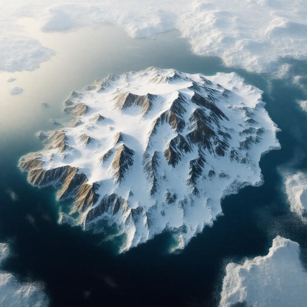 AI-created image of Sergeyev Island