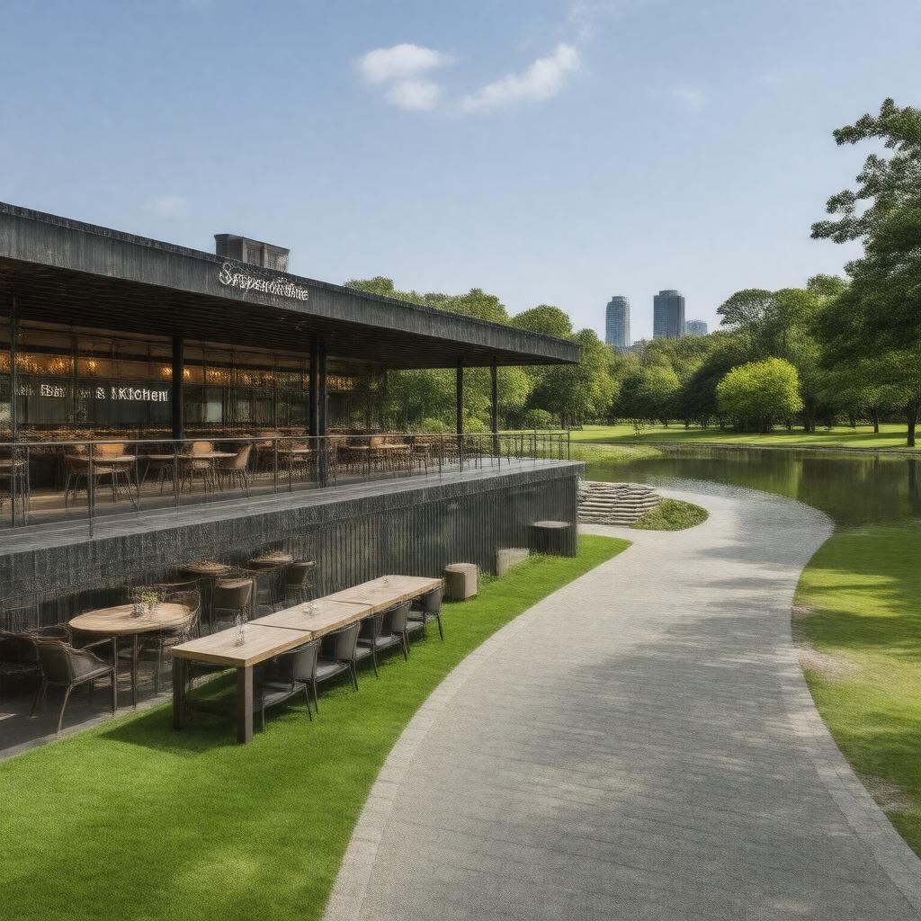 Click to view larger image AI-created image of Serpentine Bar & Kitchen